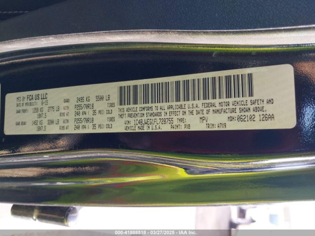 1C4BJWEG1FL728755 Jeep Wrangler Unlimited Sahara