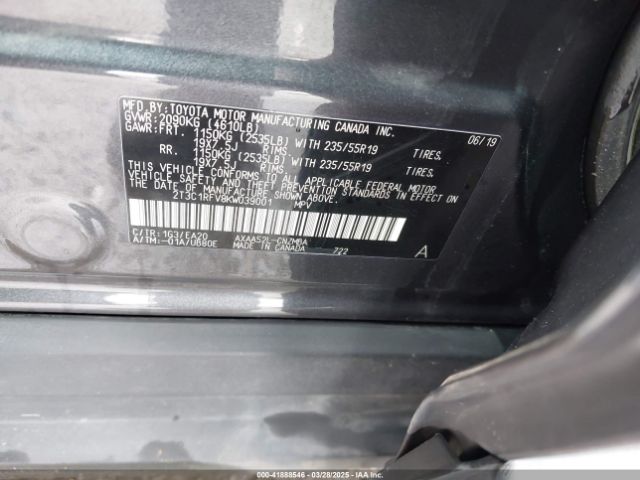 2T3C1RFV8KW039001 Toyota Rav4 Xle Premium