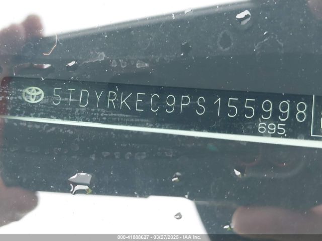 5TDYRKEC9PS155998 Toyota SIENNA XLE