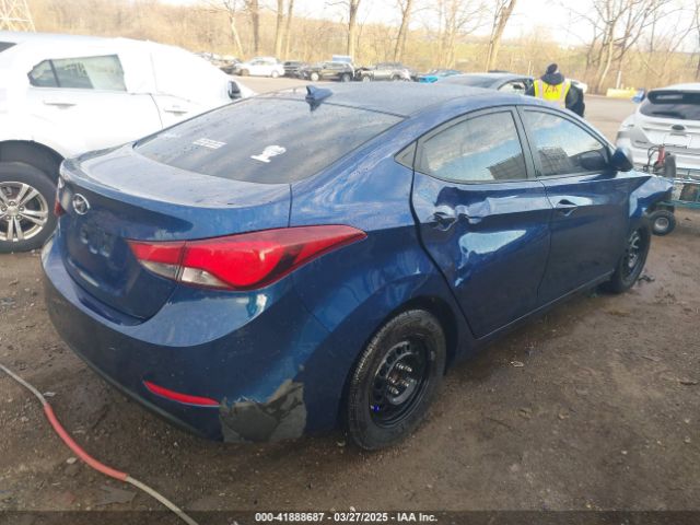5NPDH4AE0GH787931 Hyundai ELANTRA SE
