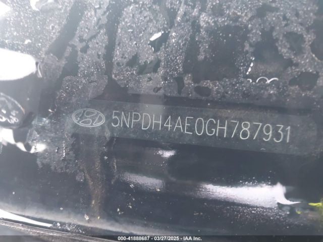 5NPDH4AE0GH787931 Hyundai ELANTRA SE