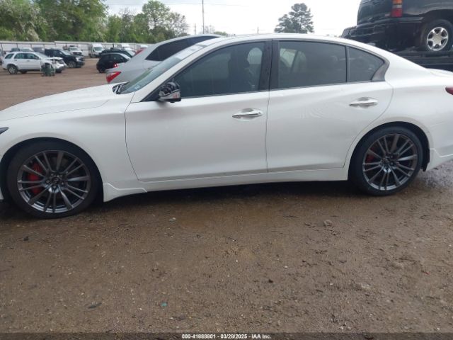 JN1FV7DP4MM850758 Infiniti Q50 Red Sport 400