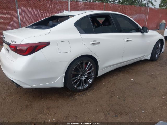 JN1FV7DP4MM850758 Infiniti Q50 Red Sport 400