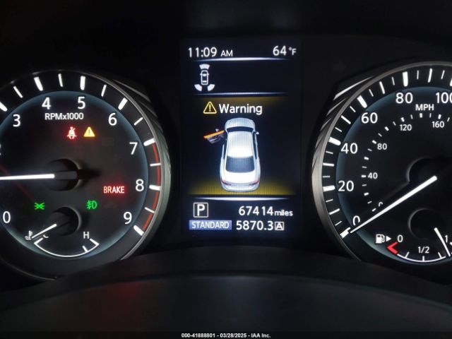 JN1FV7DP4MM850758 Infiniti Q50 Red Sport 400