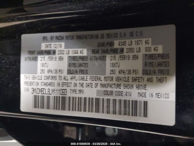 3MVDMBDL8LM111093 Mazda Cx-30 Preferred Package