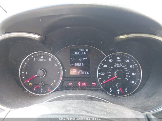 KNAFK4A66F5341474 KIA FORTE LX