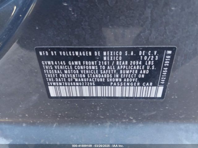 3VWBM7BU6RM027295 Volkswagen Jetta 1.5t Sport