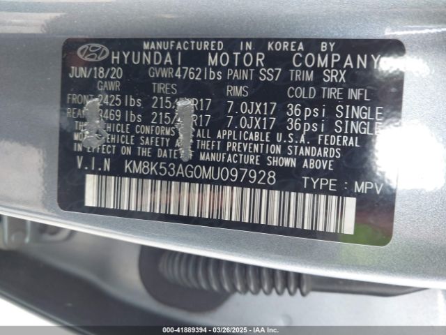 KM8K53AG0MU097928 Hyundai Kona Electric Ultimate