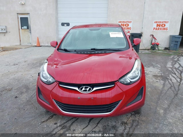 KMHDH4AEXGU650223 Hyundai ELANTRA SE