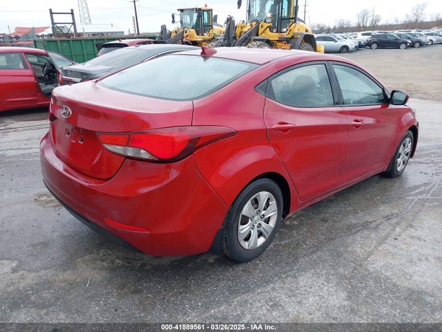 KMHDH4AEXGU650223 Hyundai ELANTRA SE