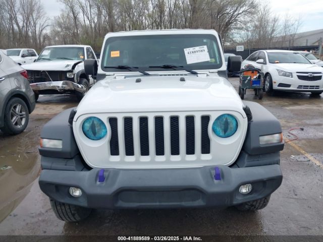 1C4HJXDN3JW142453 Jeep Wrangler Unlimited Sport S 4x4