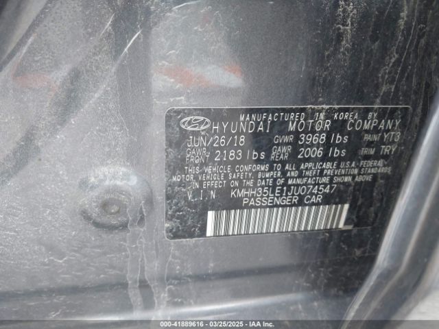 KMHH35LE1JU074547 Hyundai ELANTRA GT