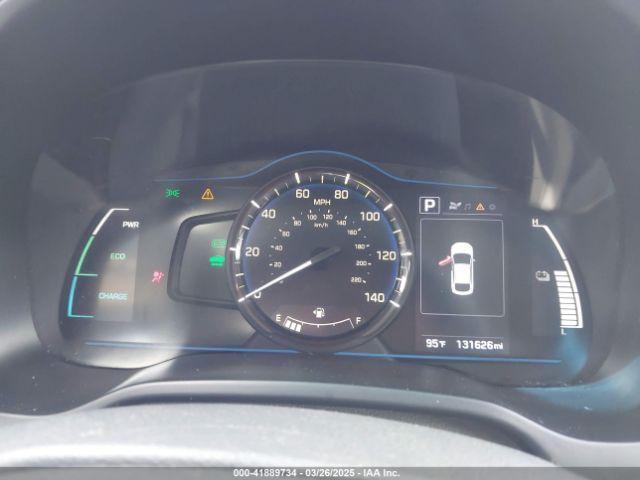 KMHC65LC1KU174214 Hyundai Ioniq Hybrid Blue