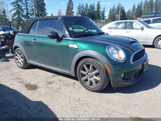 2013 MINI CONVERTIBLE WMWZP3C58DT705142