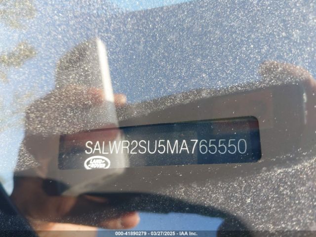 SALWR2SU5MA765550 Land Rover Range Rover Sport Hse Silver Edition Mhev