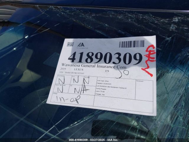 58ABZ1B15KU025163 Lexus ES 350