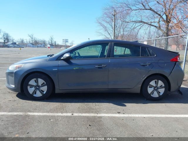 KMHC65LC7JU065772 Hyundai Ioniq Hybrid Blue