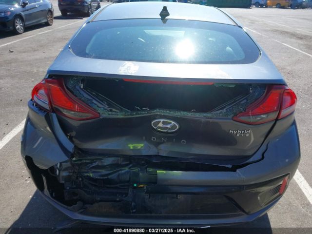 KMHC65LC7JU065772 Hyundai Ioniq Hybrid Blue