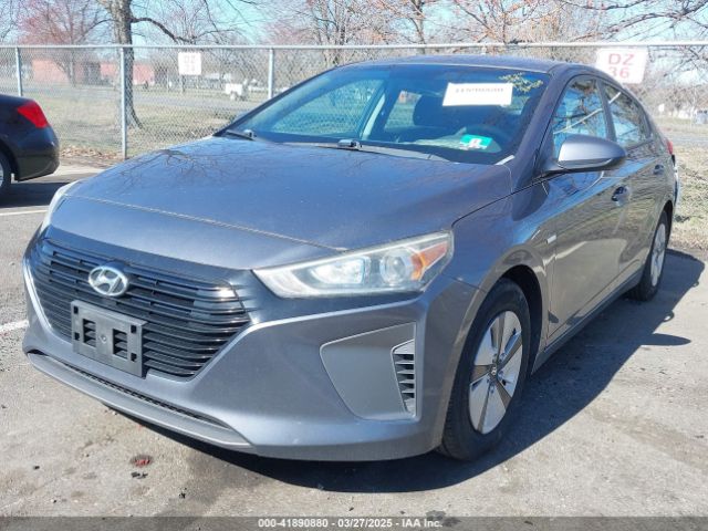 KMHC65LC7JU065772 Hyundai Ioniq Hybrid Blue