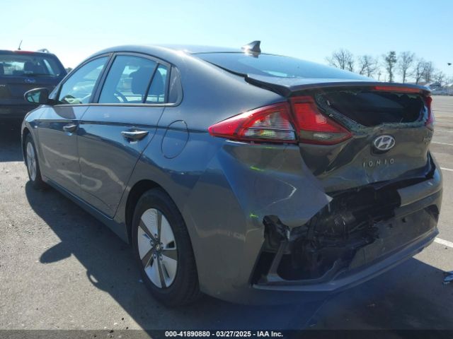 KMHC65LC7JU065772 Hyundai Ioniq Hybrid Blue