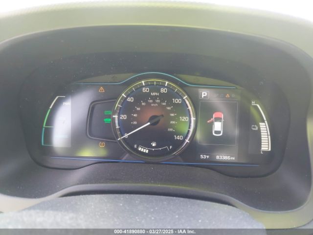 KMHC65LC7JU065772 Hyundai Ioniq Hybrid Blue