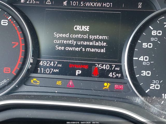 WAUDNAF47KA107169 Audi A4 45 Premium