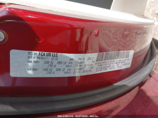 2C4RC1DG9LR144572 Chrysler Voyager Lxi