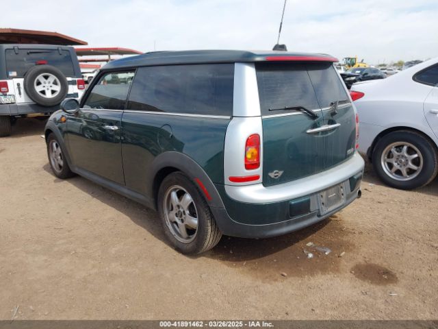 2009 MINI COOPER CLUBMAN WMWML335X9TX36146 Photo 2