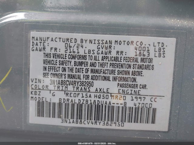 Nissan Sentra Sv Xtronic Cvt 2024 3N1AB8CV4RY382950 Image 9