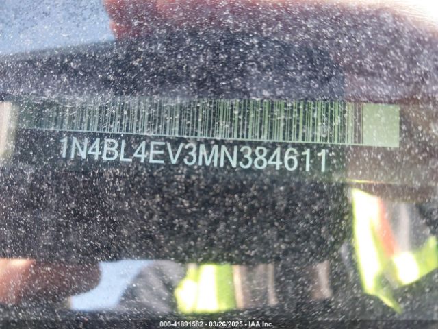1N4BL4EV3MN384611 Nissan Altima Sl Fwd