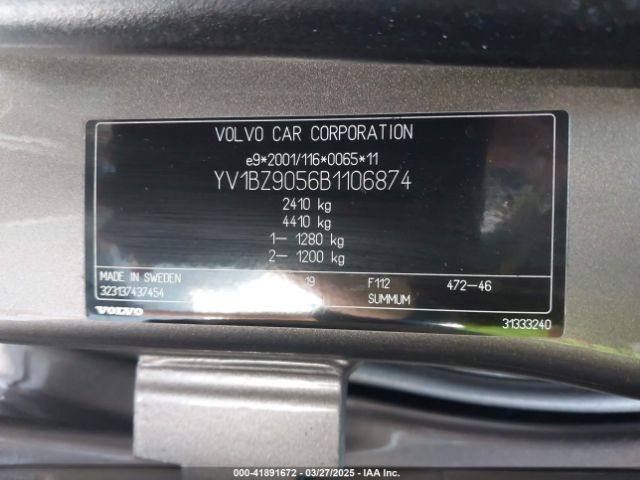 2011 VOLVO XC70 YV1BZ9056B1106874 Photo 8