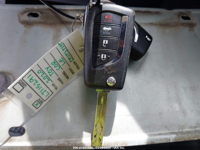 JTDEPRAE9LJ115291 Toyota COROLLA LE