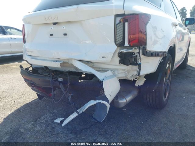 KNDRKDJG6S5296538 KIA Sorento Hybrid Sx Prestige