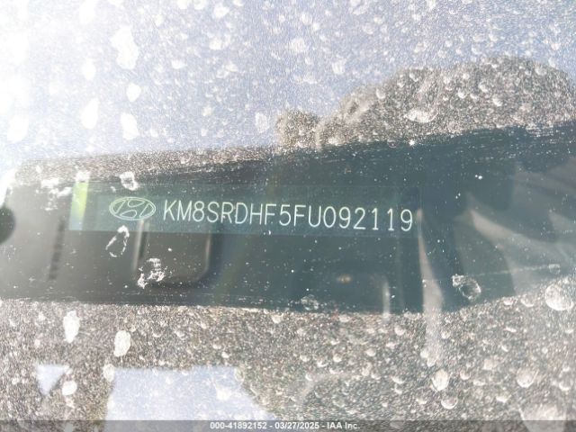 KM8SRDHF5FU092119 Hyundai Santa Fe Limited