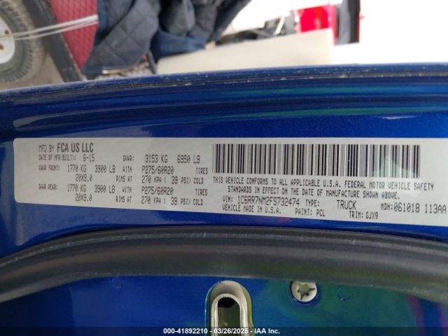 1C6RR7NM2FS732474 RAM 1500 Laramie