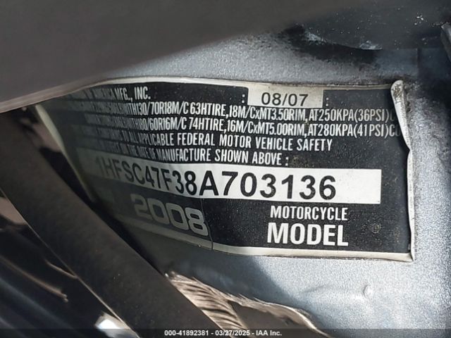 2008 HONDA GL1800 1HFSC47F38A703136 Photo 9