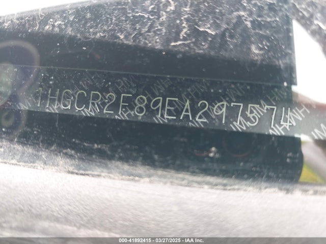 1HGCR2F89EA297574 Honda Accord Ex-l