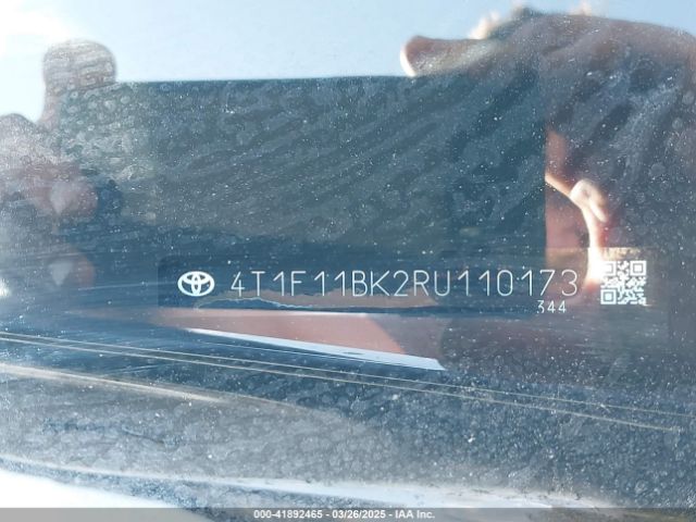 4T1F11BK2RU110173 Toyota CAMRY XLE