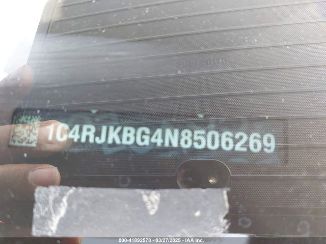 1C4RJKBG4N8506269 Jeep Grand Cherokee L Limited 4x4