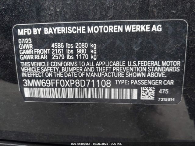 3MW69FF0XP8D71108 BMW 330I