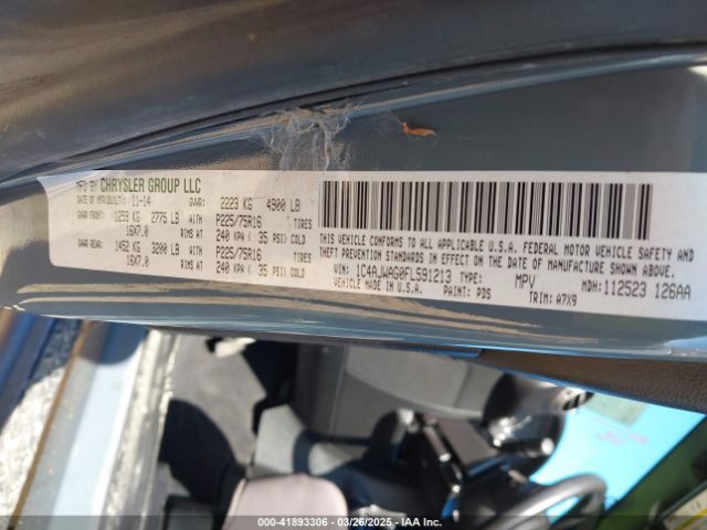 2015 JEEP WRANGLER 1C4AJWAG0FL591213 Photo 8