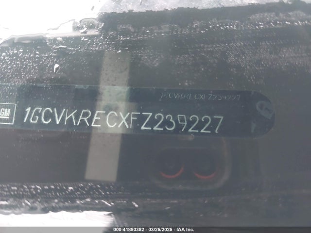 1GCVKRECXFZ239227 Chevrolet Silverado 1500 1lt