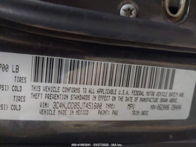 3C4NJDDB5JT451600 Jeep Compass Trailhawk 4x4