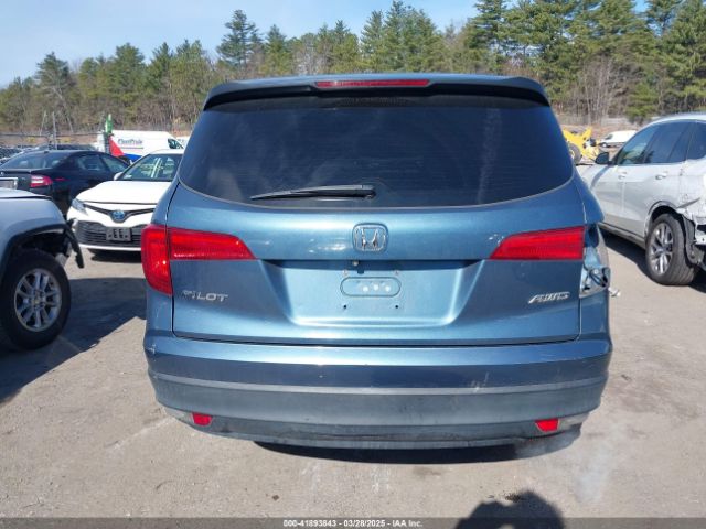 5FNYF6H12GB079460 Honda PILOT LX