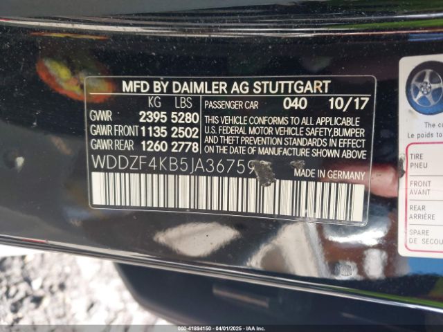 2018 MERCEDES-BENZ E 300 WDDZF4KB5JA367599 Photo 8