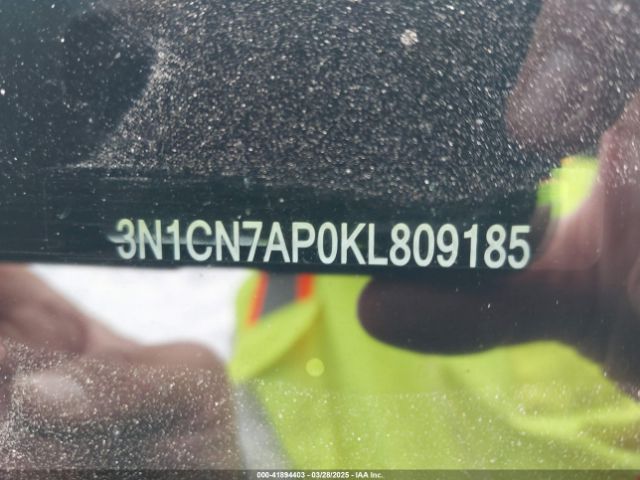 3N1CN7AP0KL809185 Nissan Versa 1.6 Sv