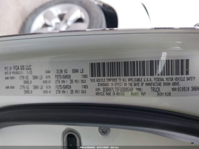3C6RR7LT5FG589540 RAM 1500 Big Horn