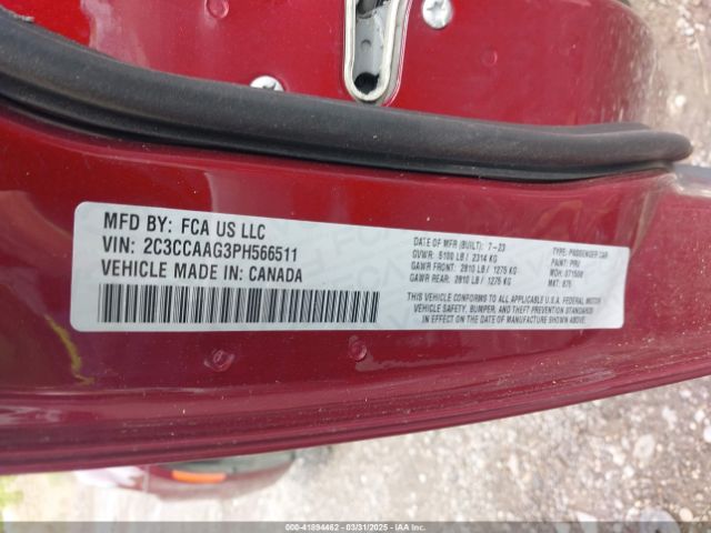 2023 CHRYSLER 300 2C3CCAAG3PH566511 Photo 8