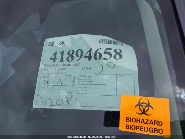4S3BWAN69S3010621 Subaru Legacy Limited