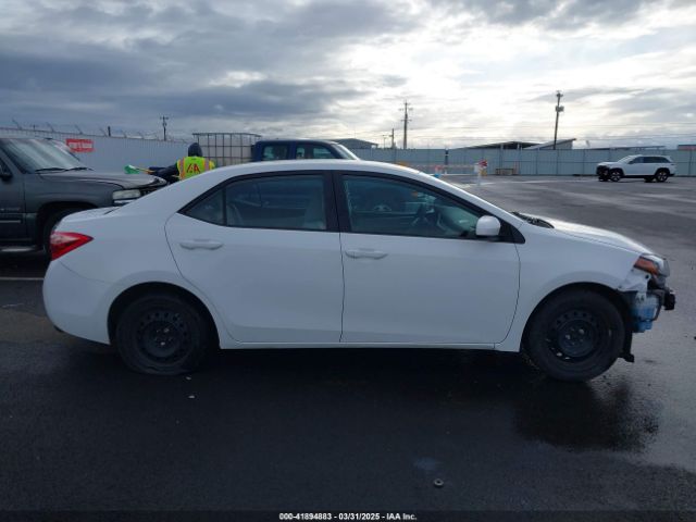 2T1BURHE1KC163721 Toyota COROLLA LE